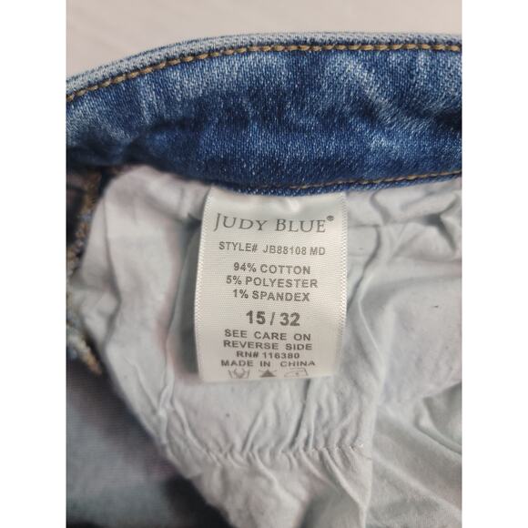 Judy Blue Jeans Womens Size 32 Howdy Boyfriend Fit High Rise Stretch - Picture 8 of 11